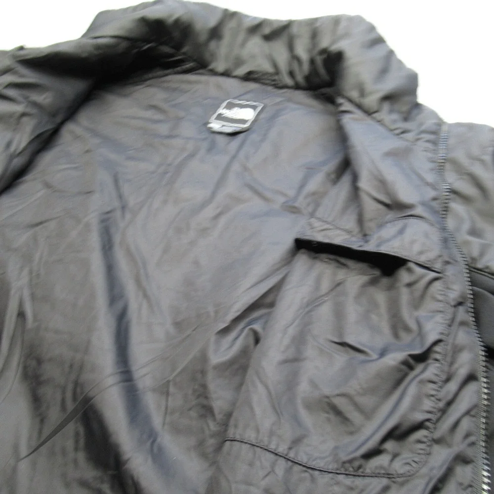 The North Face Jacket Mens XL Black Hybrid Insulated Full Zip Puffer Hiking